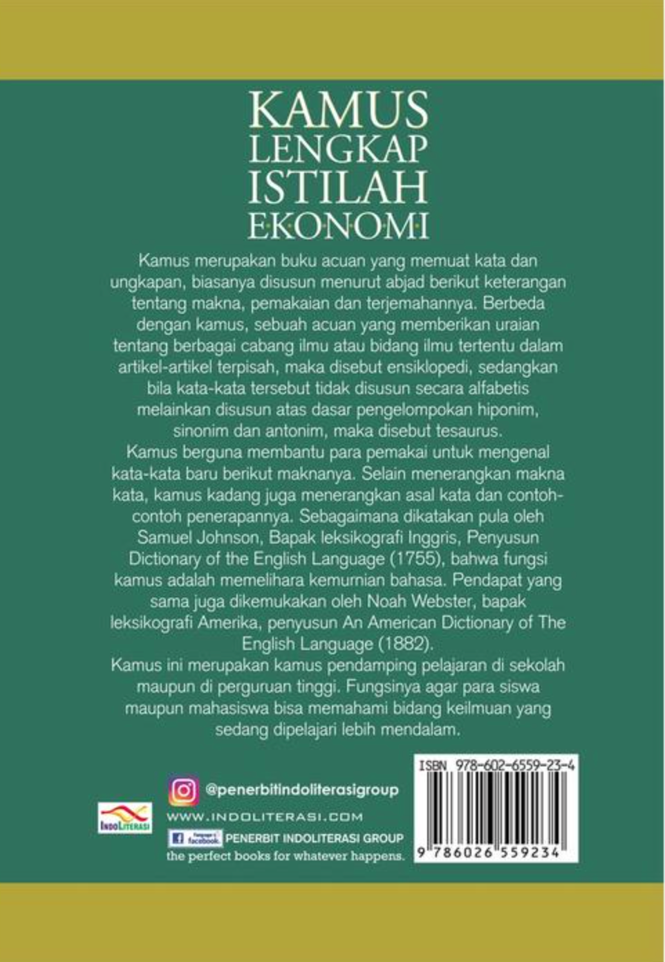 Kamus Istilah Pelajaran Ekonomi