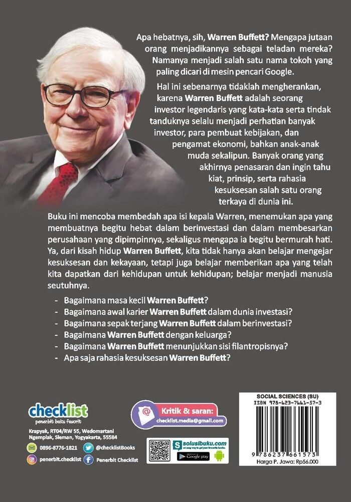 Biografi Kisah & Rahasia Warren buffett