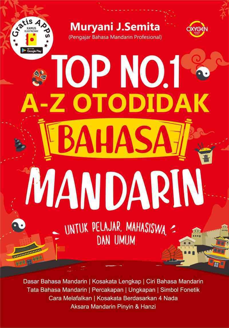 No Brand Buku Top 1 A-Z Mandarin Full Top No 1 Otodidak Bahasa Mandarin