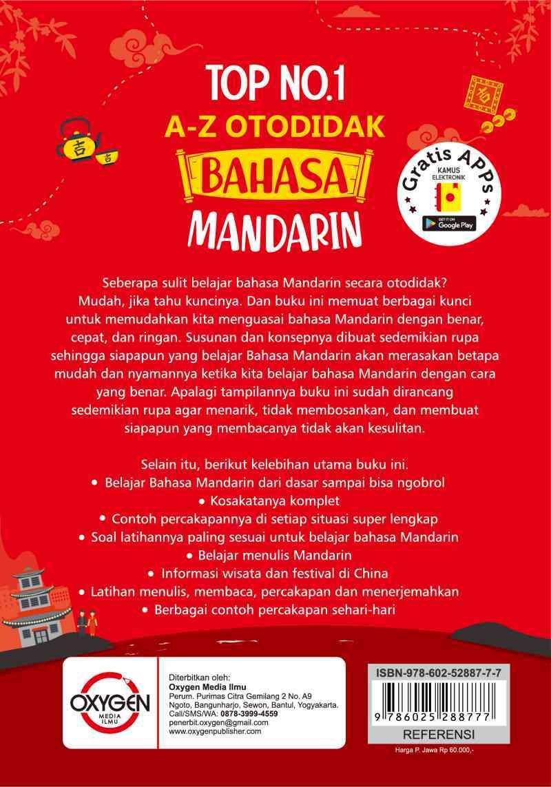 No Brand Buku Top 1 Mandarin Top No 1 Otodidak Bahasa Mandarin
