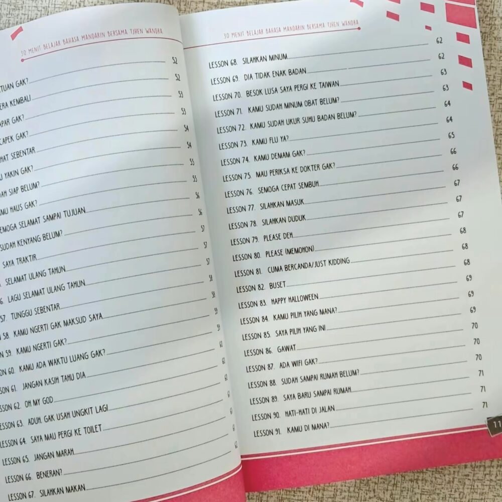 30 Menit Belajar Bahasa Mandarin Bersama Tjhen Wandra