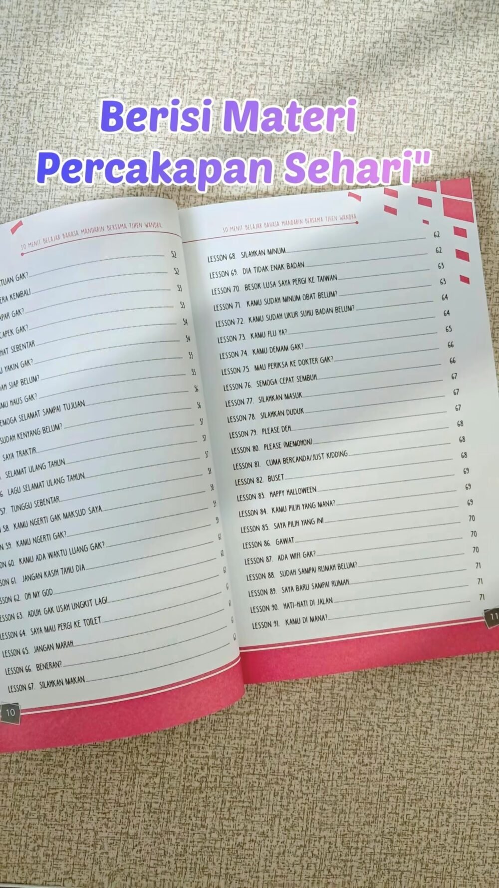 30 Menit Belajar Bahasa Mandarin Bersama Tjhen Wandra