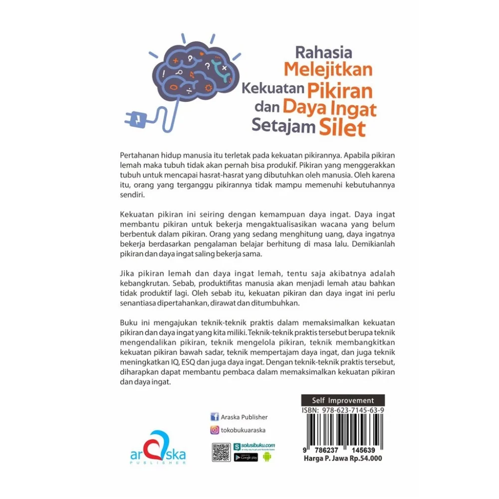 Rahasia Melejitkan Kekuatan Pikiran & Daya Ingat Setajam Silet
