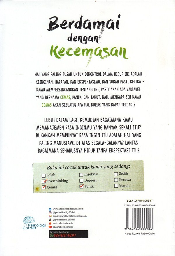 Berdamai Dengan Kecemasan