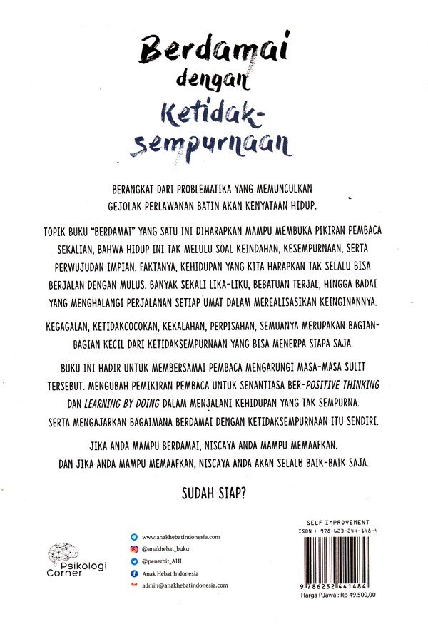 Berdamai Dengan Ketidaksempurnaan