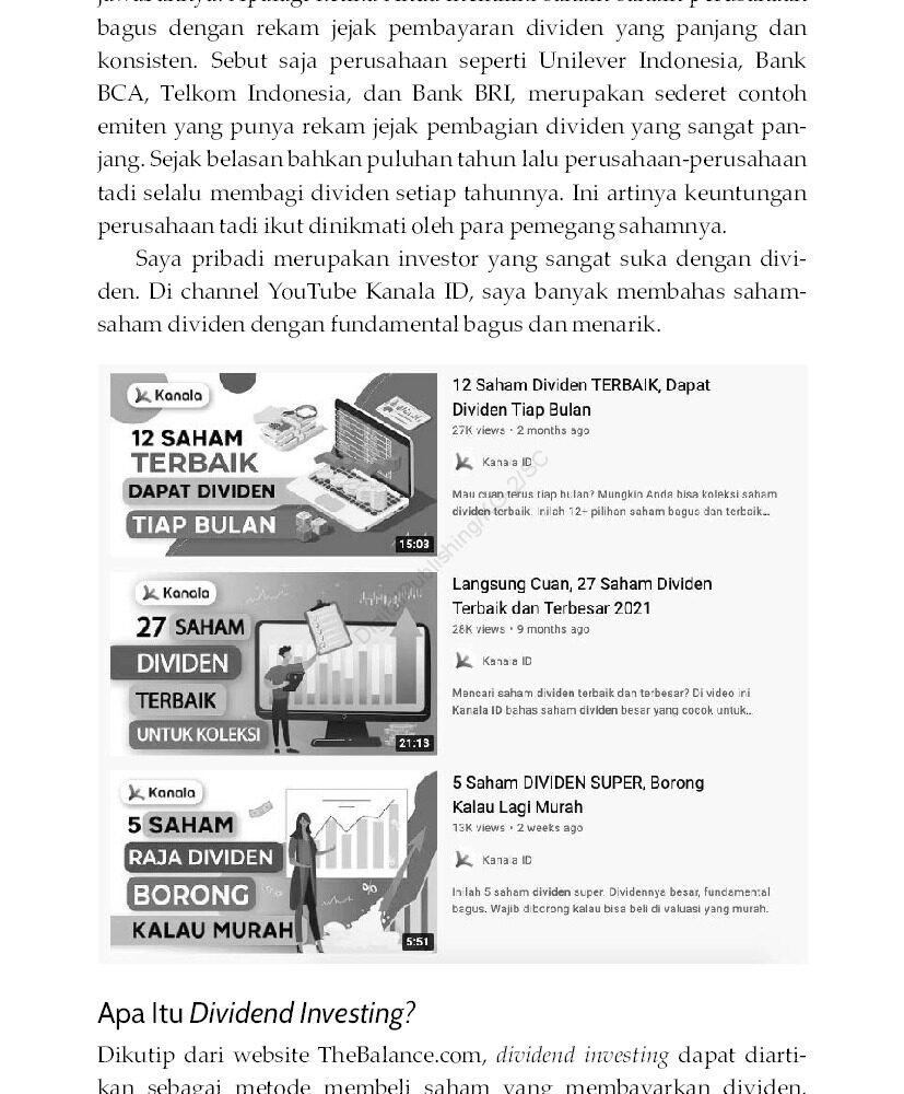 The Dividend investor