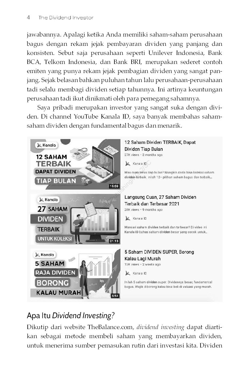 The Dividend investor