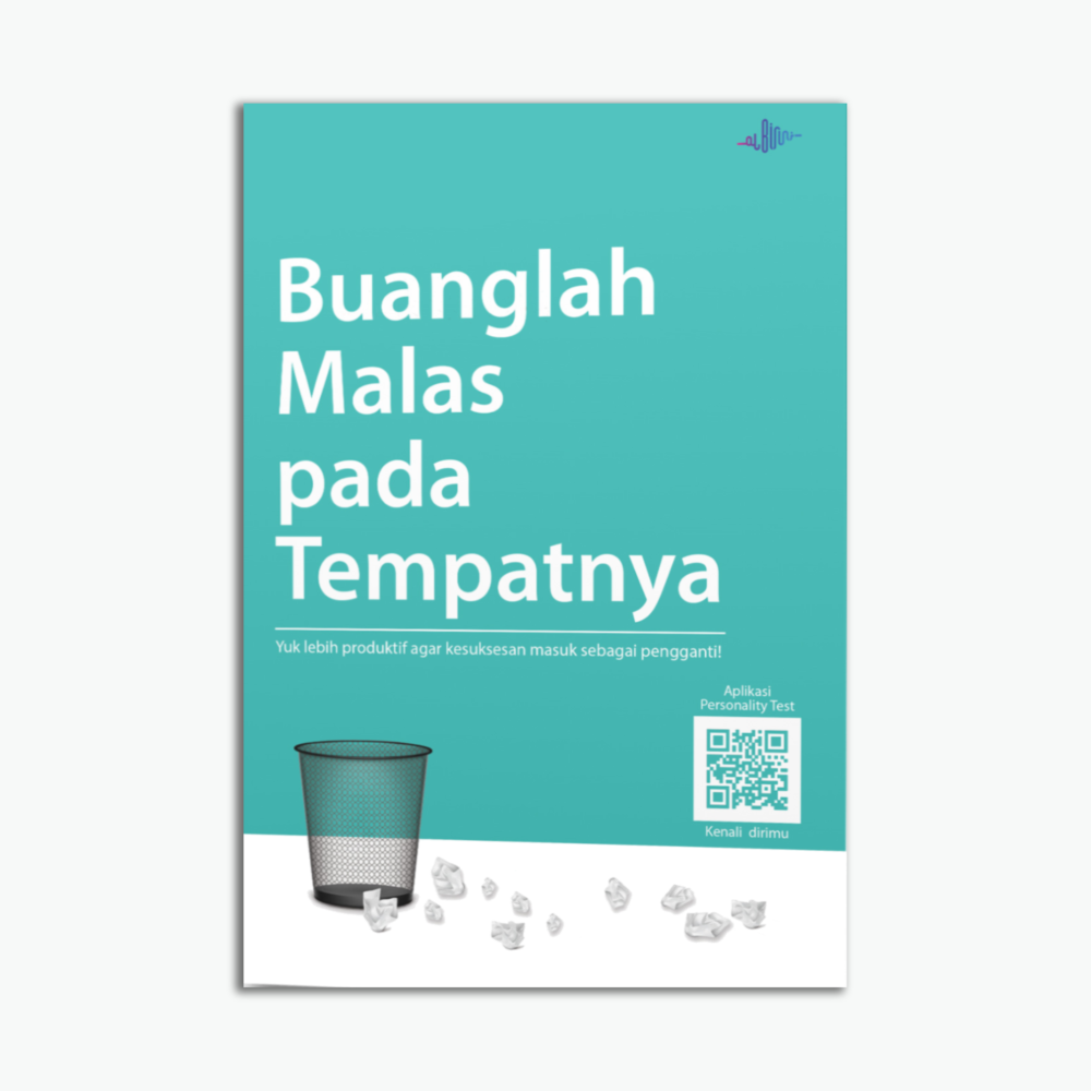 Product Cover from Photopea (6) Buanglah Malas Pada Tempatnya