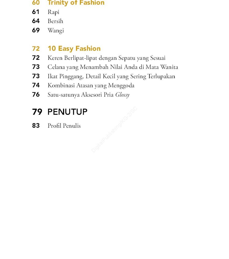 Glossy Gentlemen Guide