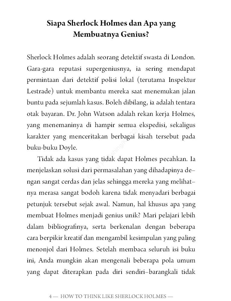 How To Think Like Sherlock Holmes