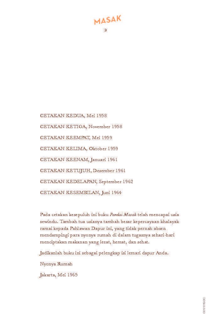 Pandai Masak Oleh Nyonya Rumah