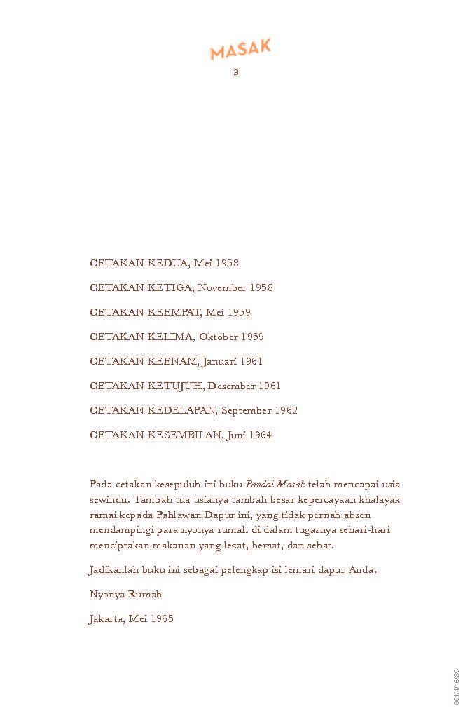 Pandai Masak Oleh Nyonya Rumah