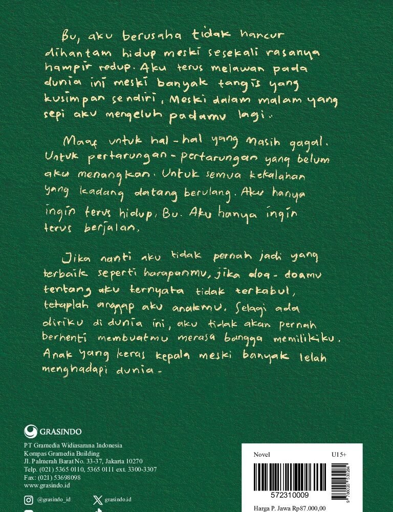 Bu, Tidak Ada Teman Menangis Malam Ini