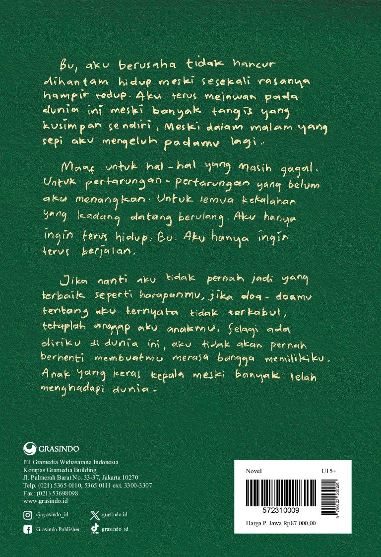 Bu, Tidak Ada Teman Menangis Malam Ini