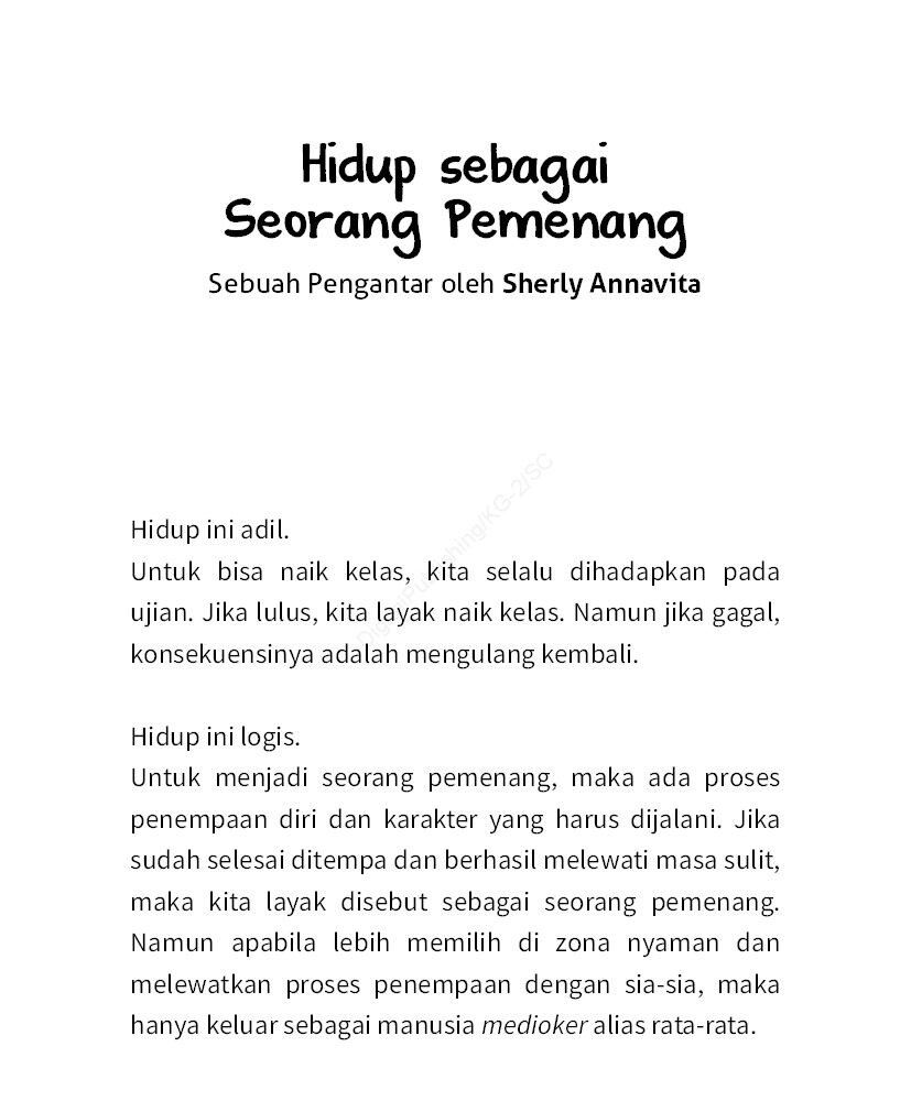 Karena Setiap Langkah adalah Juang