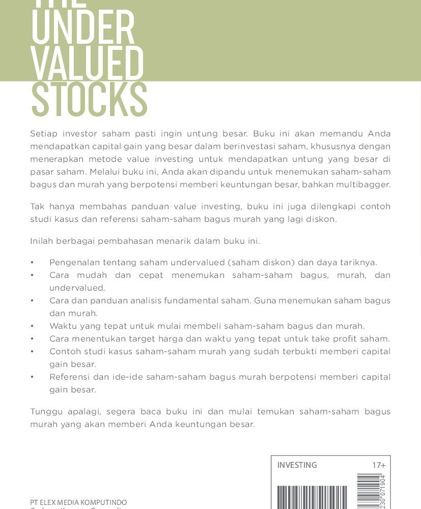 164 The Under Valued Stocks