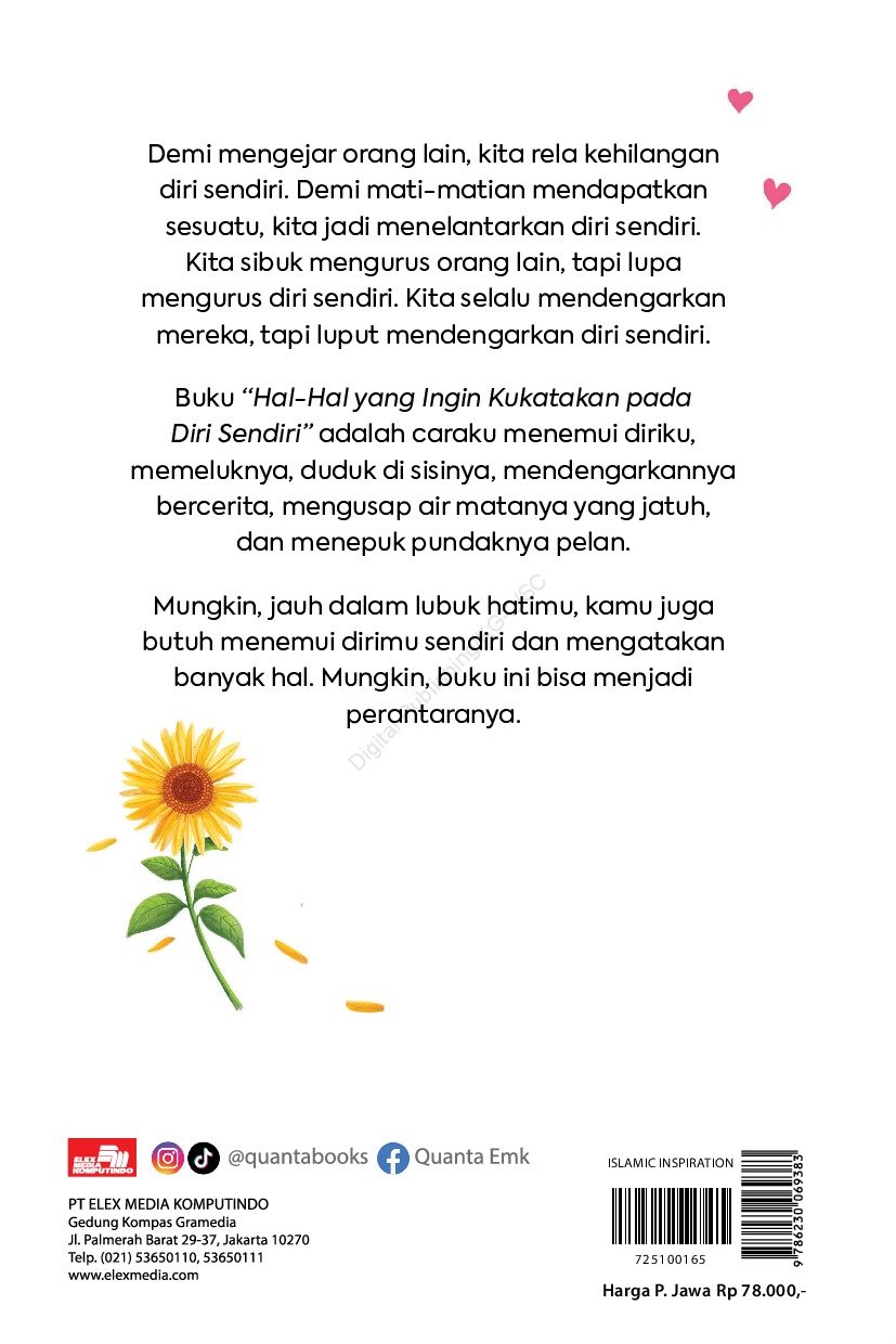 Hal-Hal Yang Ingin Kukatakan Pada Diri Sendiri