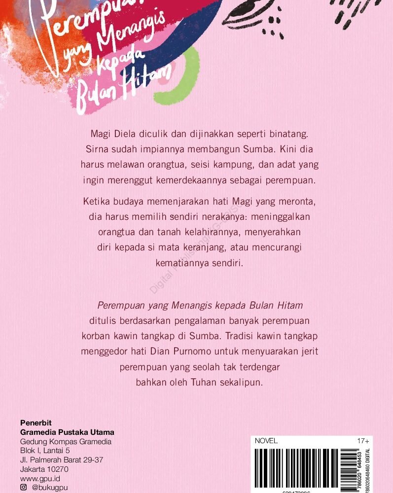 Novel Perempuan yang Menangis Kepada Bulan Hitam