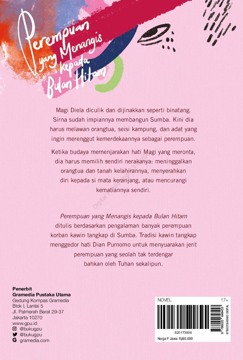 Novel Perempuan yang Menangis Kepada Bulan Hitam