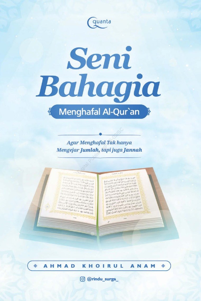 Seni Bahagia Menghafal Al-Qur`An
