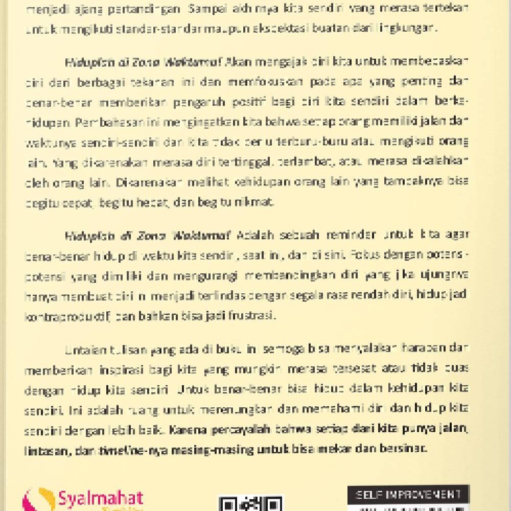 Hiduplah di Zona Waktumu