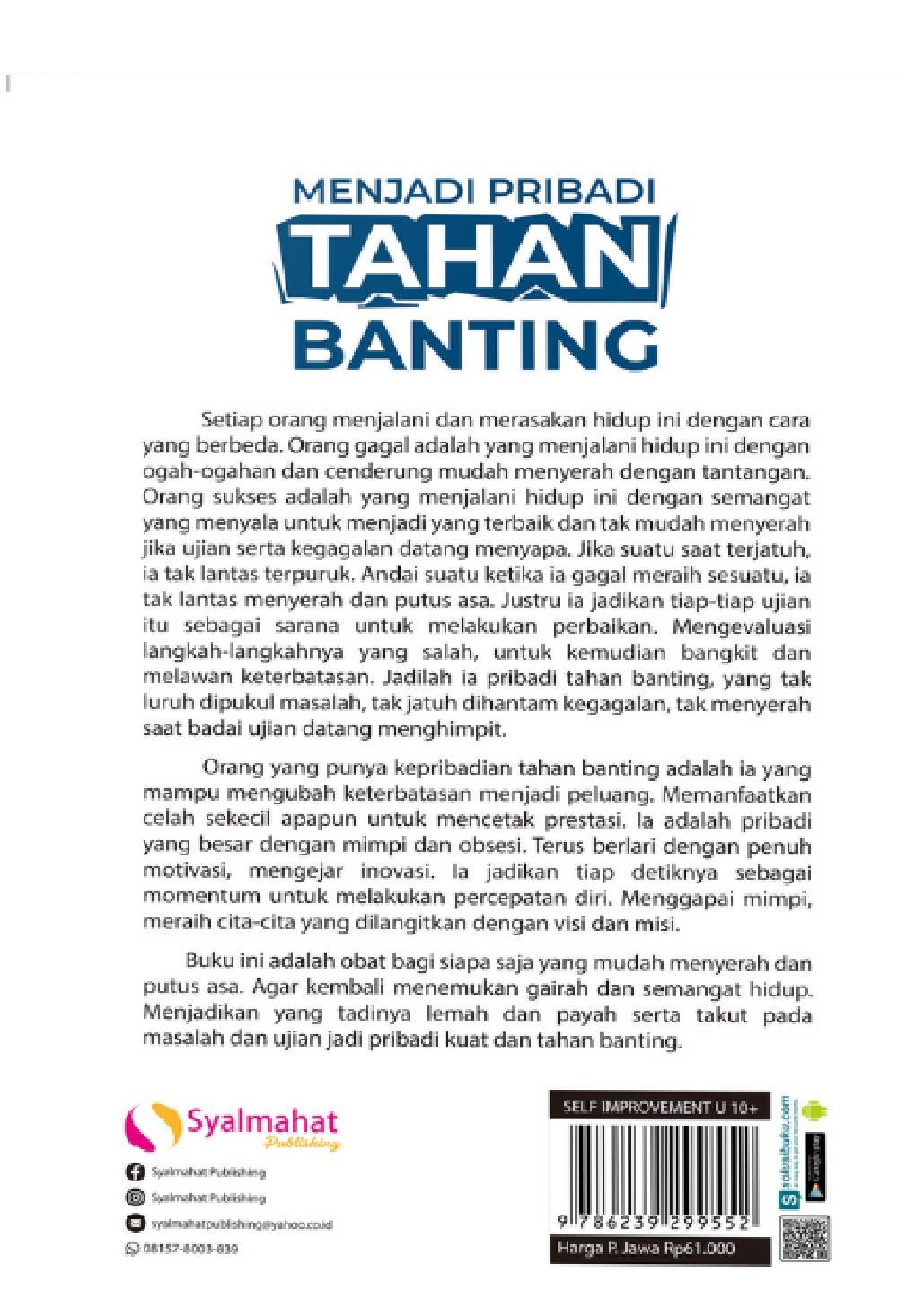 Menjadi Pribadi Tahan Banting