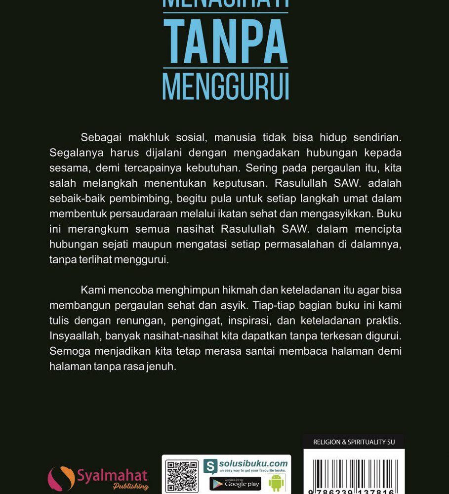 Menasehati Tanpa Menggurui