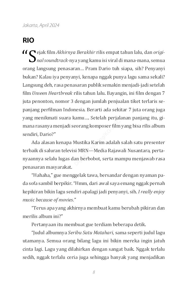 Novel Tengah Tengah