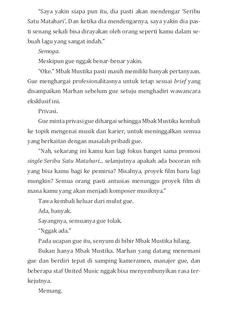 Novel Tengah Tengah