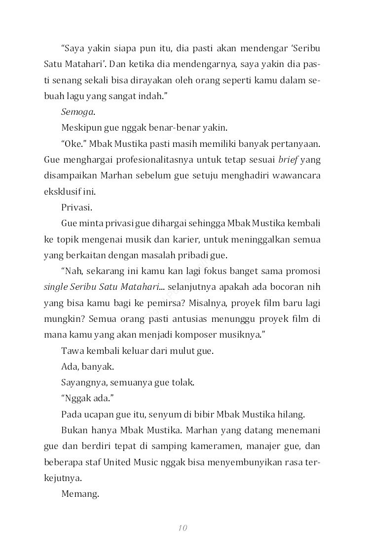 Novel Tengah Tengah