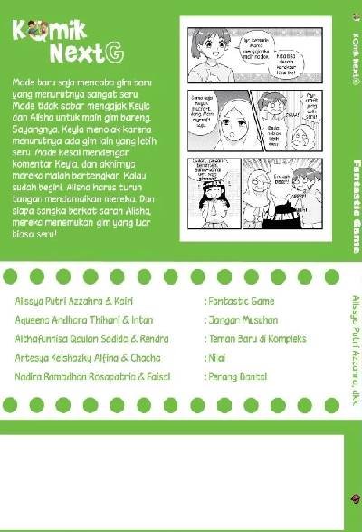 Komik Fantastic Game