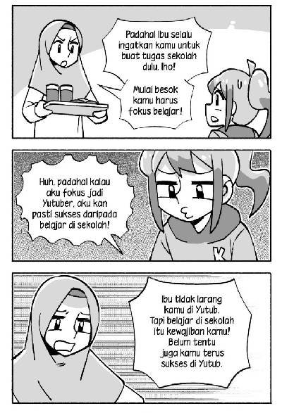 komik Kehidupan Youtuber