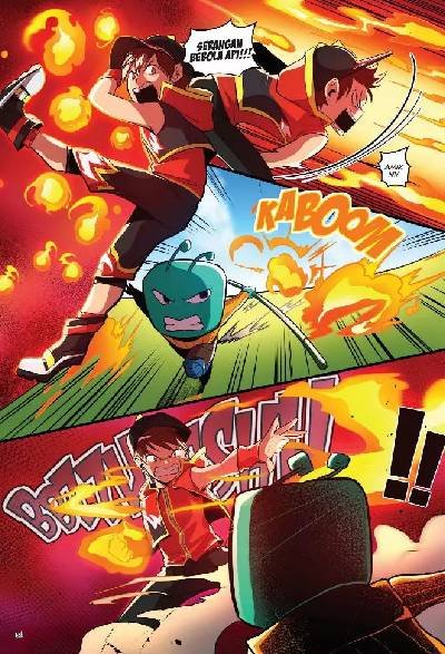 Komik Boboiboy Galaxy Kembali Beraksi