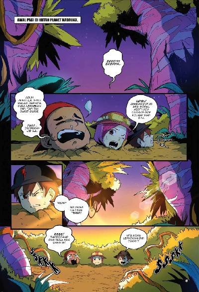 Komik Boboiboy Galaxy Panduan Dua Kuasa!