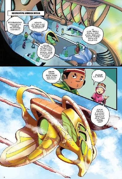 Komik Boboiboy Galaxy Pergolakan Dari Windara