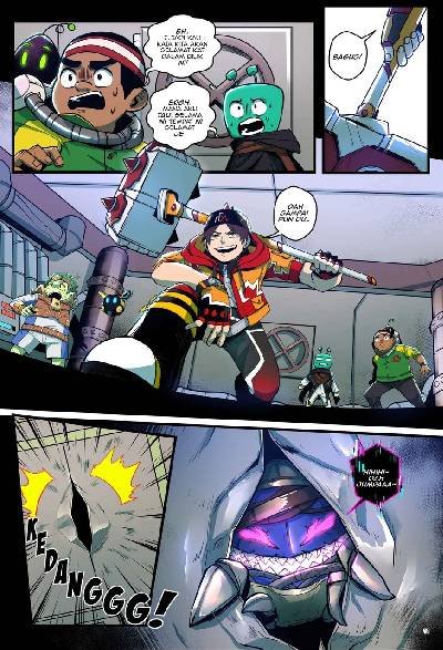 Komik Boboiboy Galaxy Adiwira Dalam Bahaya