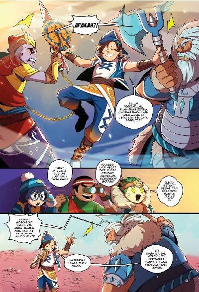 Komik Boboiboy Galaxy Cahaya Di Sebalik Awan