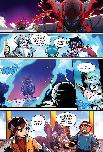 Komik Boboiboy Galaxy Dalam Buruan