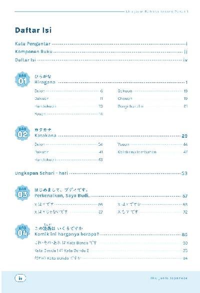 Belajar Bahasa Jepang Dasar 1