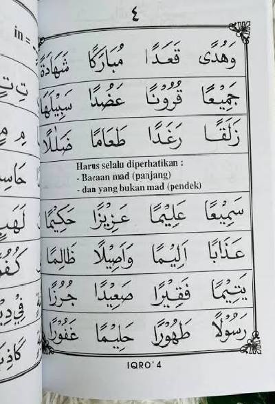 Iqro Cara Cepat Belajar Membaca Al-Qur'an