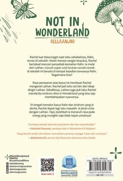 Novel Not In Wonderland