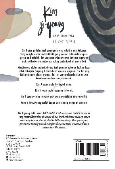 Novel Kim Ji-Yeong Lahir Tahun 1982