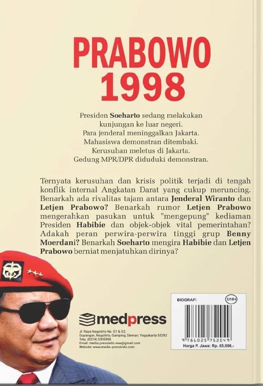 Prabowo 1998 (Di Balik Lengsernya Soeharto)