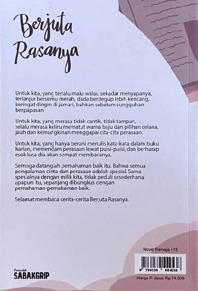 Novel Berjuta Rasanya