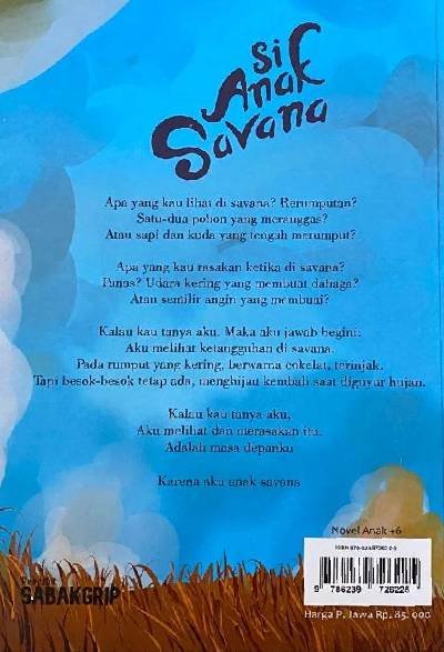 Novel Si Anak Savana