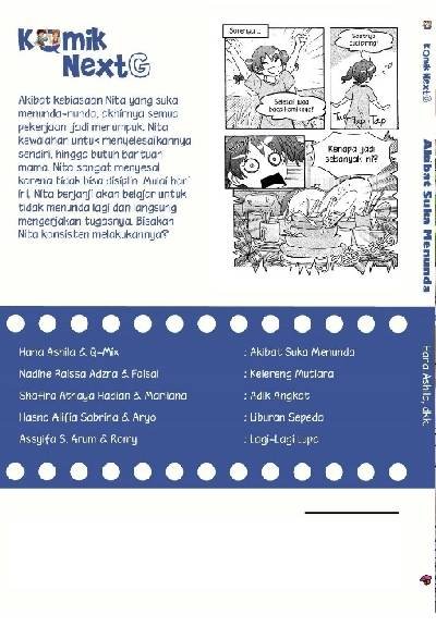 Komik Akibat Suka Menunda