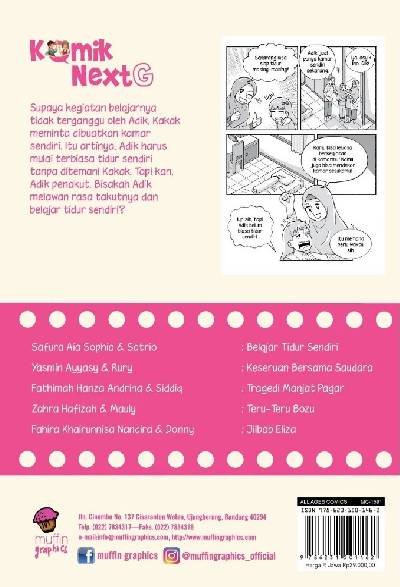 Komik Belajar Tidur Sendiri