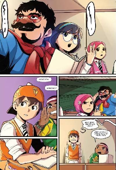 Komik Boboiboy Galaxy Kembali Beraksi