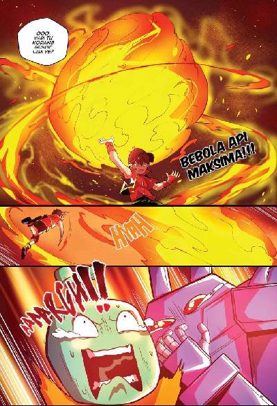 Komik Boboiboy Galaxy Pendakian Hingga ke Langit!