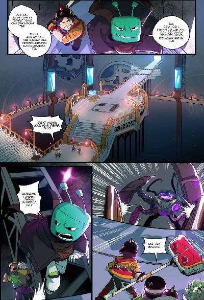 Komik Boboiboy Galaxy Adiwira Dalam Bahaya
